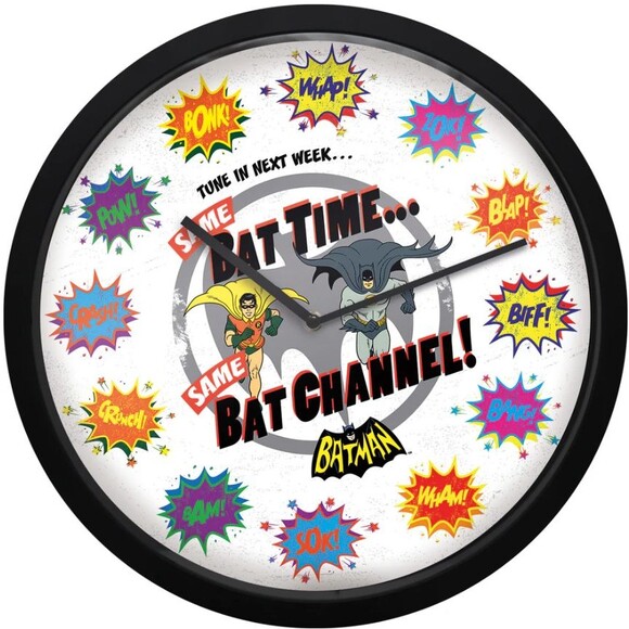 Batman And Robin Bat Time 12 Inch Wall Clock Official DC Comics Collectible - Picture 4 of 4